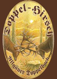 Doppel Hirsch dunkel logo